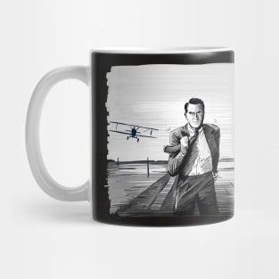 North by Northwest by Alfred Hitchcock Illustration Mug